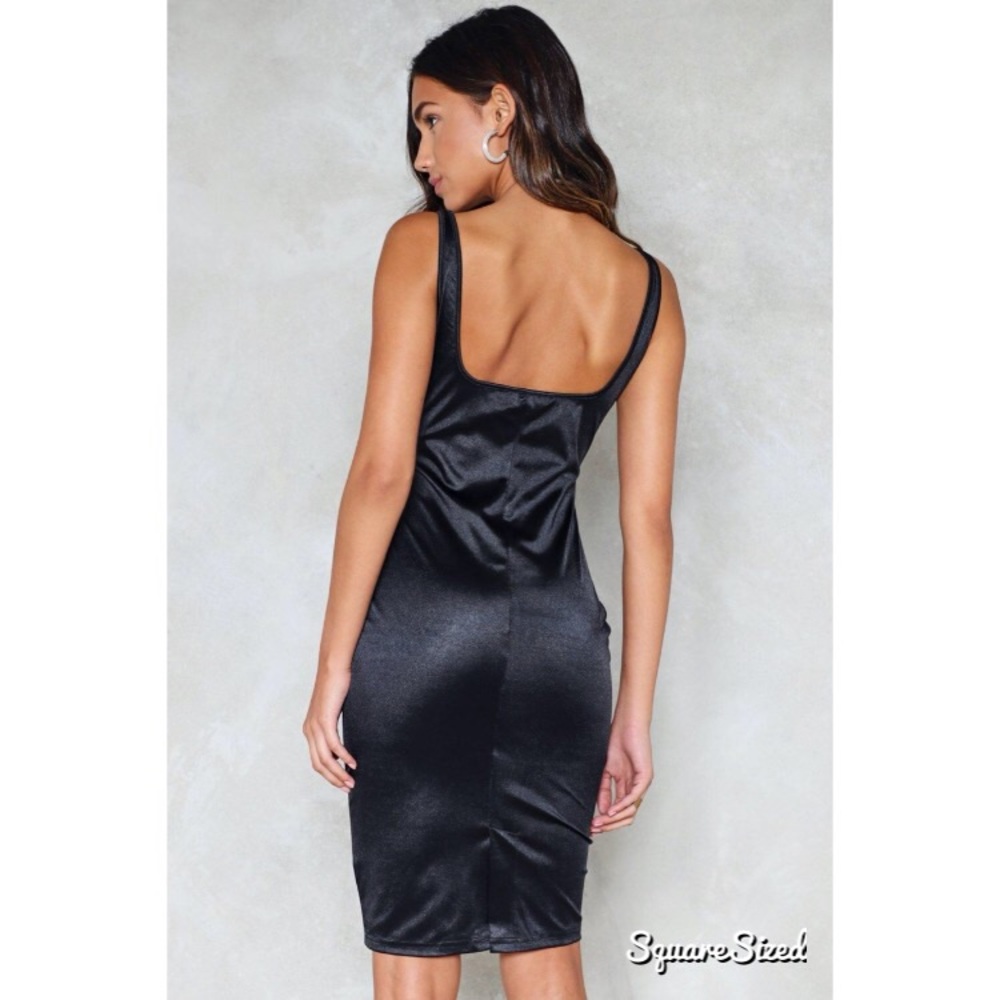 NWT Nasty Gal Black Corset Dress size 4 - Picture 2 of 2
